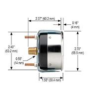 200 Series 2-1/2 in. Gauge Size Diaphragm Dry Low Pressure Gauge - 4