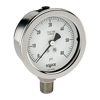 400 Series 0 to 10,000 psi Range All Stainless Steel Dry and Liquid Filled Pressure Gauge (25-400-10000-psi)