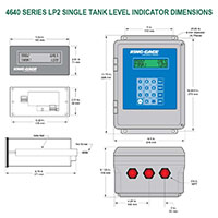 4640 Series LP2 Single Tank Level Indicators - 2