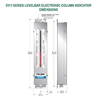 5111 Series LevelBAR Electronic Column Indicators - 2