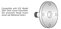 5501 Flange Short Mount Adapter (316L Stainless Steel)