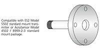 5502 Flange Standard Mount Adapter (316L Stainless Steel)