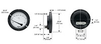 1000 Series Piston Type Differential Pressure Gauges - 2
