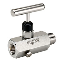 600 Series 1/4 in. Connection Size Block and Bleed Needle Valve with Hard Seat (602-FFS)