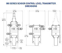 860 Series Sensor Control Level Transmitters - 2