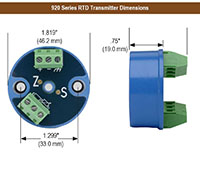 920 Series Resistance Temperature Device (RTD) Transmitters - 2