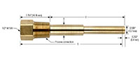 6 in. Stem Length Thermowell (100-060-304-SS)