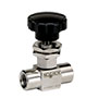 100 Series 1/2 in. Connection Size Mini Needle Valve with Hard Seat (102-FFS-PM2-HL4)