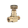 100 Series 1/8 in. Connection Size Mini Needle Valve with Hard Seat (101-FFB)