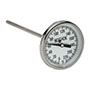 100 Series 2-1/2 in. Stem Lengths Industrial Type Bimetal Thermometer (20-110-025-0/140-F/C)