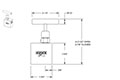 400 Series 1-1/4 in. Connection Size Standard Needle Valve with Hard Seat (410-FFC)