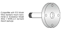 5502 Flange Standard Mount Adapter (316L Stainless Steel)